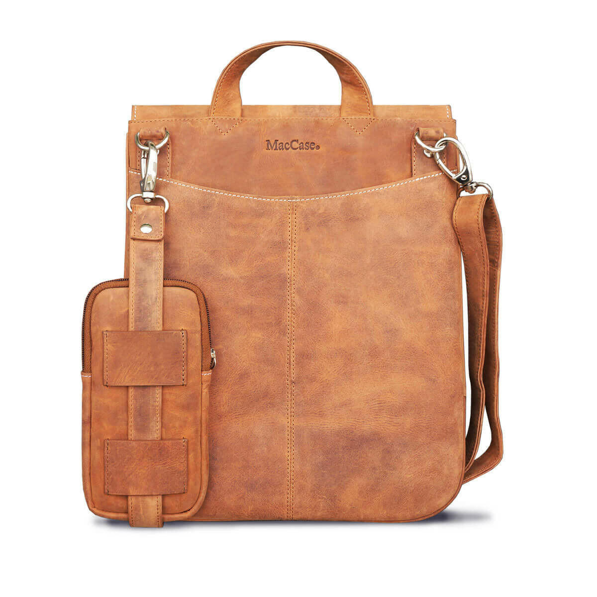 MacCase Premium Leather Crossbody Tablet Bag.