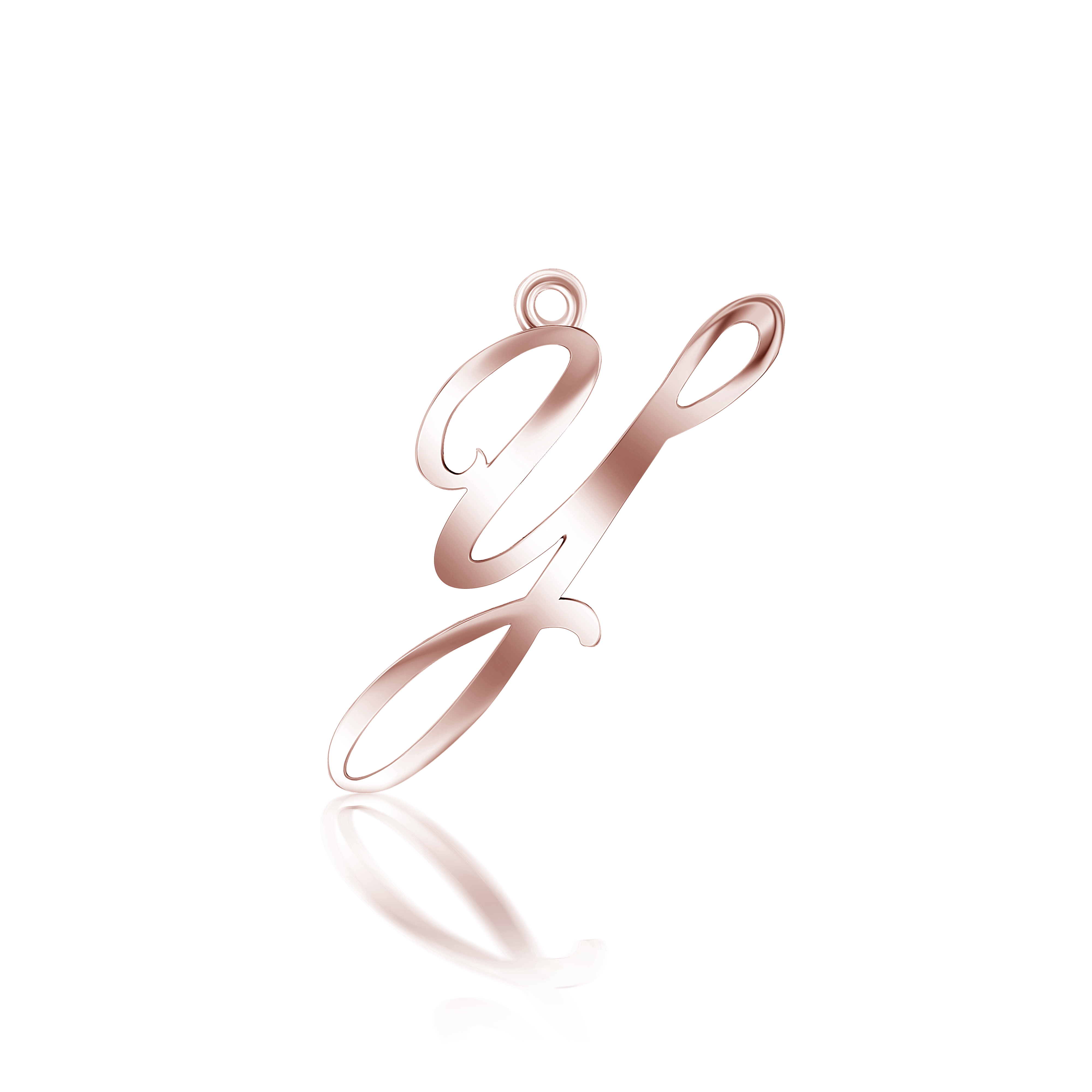 Elegant Letter “Y” Charm