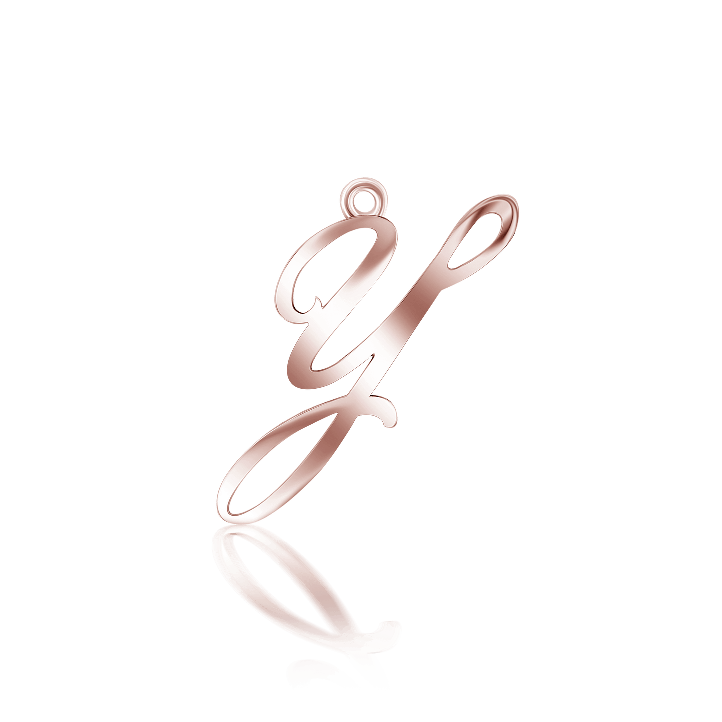 Elegant Letter “Y” Charm.