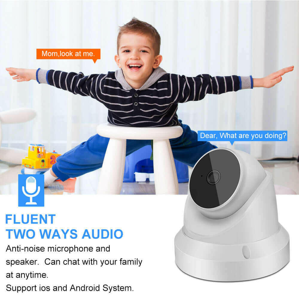 IP WiFi Home Security Camera for Baby Monitoring and Smart Home Protection