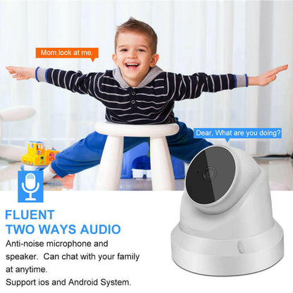 IP WiFi Home Security Camera for Baby Monitoring and Smart Home Protection.