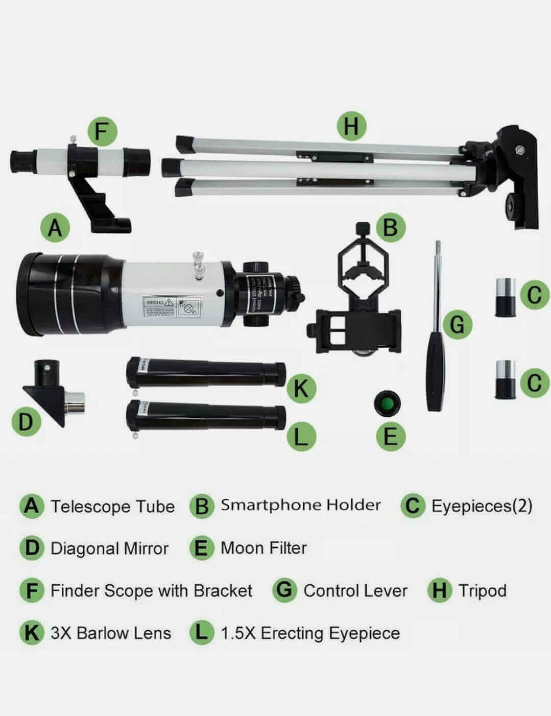 Dragon Z9i Astronomical Telescope Toy for UFO and Stars Viewing.