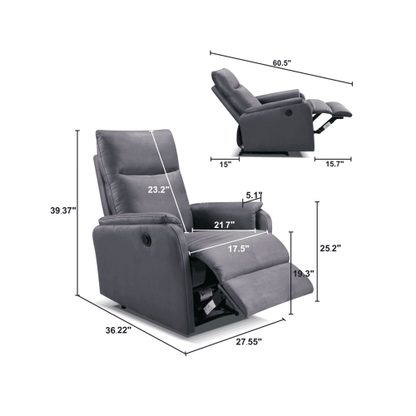 Recliner Chair With Power Function Massge Chair Massage Sofa.