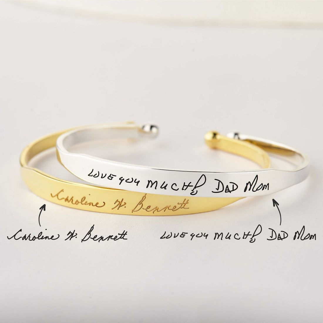 Handwritten Cuff Bracelet