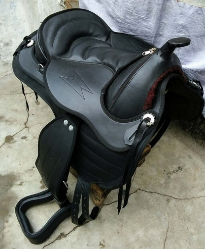 Synthetic Western Style Treeless Horse Saddle size 15"- 18"