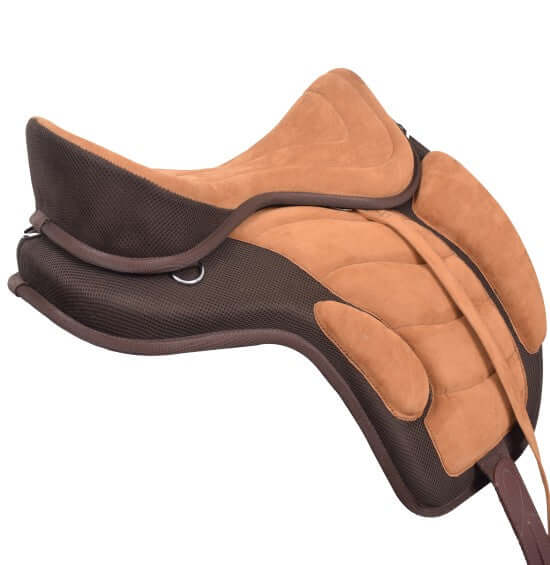Treeless Freemax Synthetic Horse Saddle With Girth Size 13" to 18"