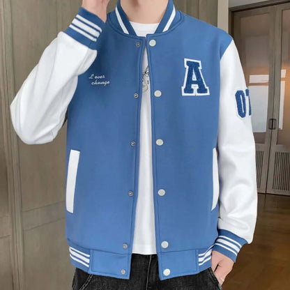 Mens College Baseball Jacket.