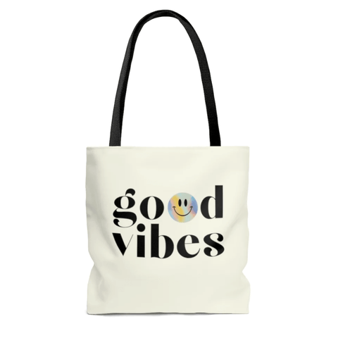 Good Vibes Beach Shopper Tote Bag Medium.