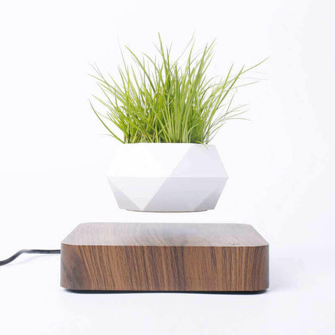 Novelty Levitating Rotation Flowerpot Magnetic Levitation FlowerPot.