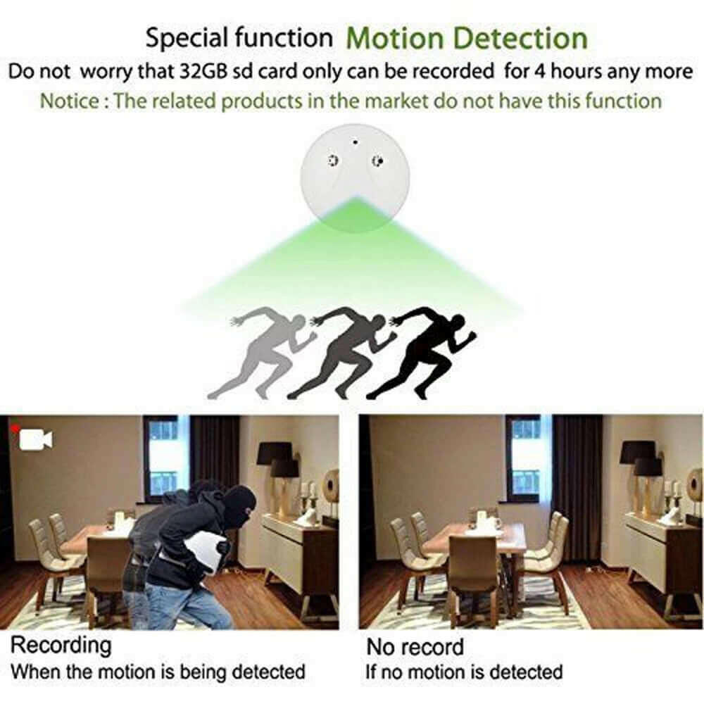 Smoke Alarm Design Camera Wifi Camera Ceiling Camere Home Security.