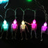 1.5 M Halloween String Lights Skull RGB Color