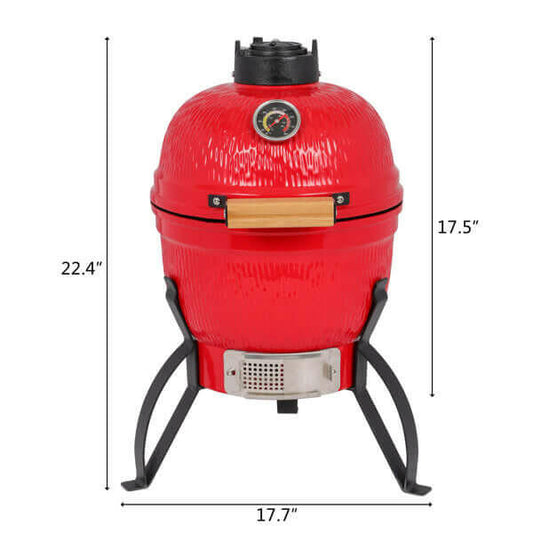 13inch Round Ceramic Charcoal Grill.