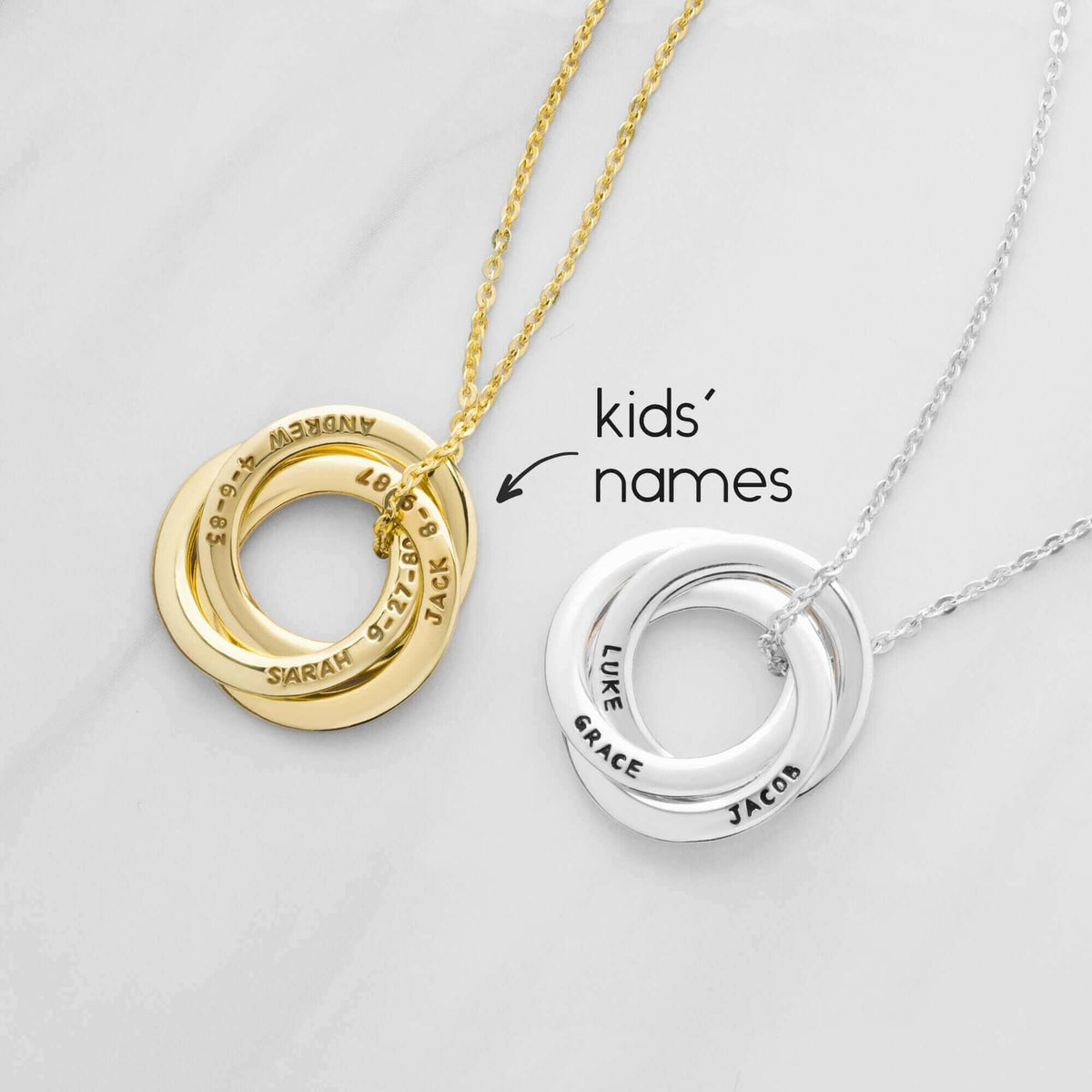 Personalized Grandma Gift, Children Name Necklace, Family Necklace