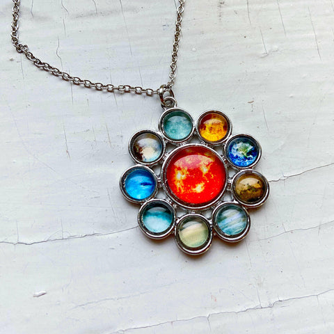 Solar System Halo Jewelry Set.