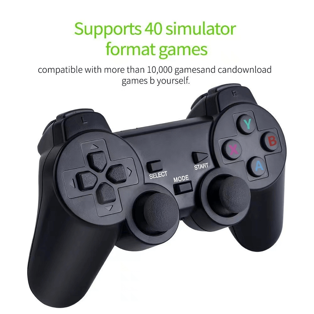 4K 2.4G Double Wireless Controller Game Stick Video Game Console.