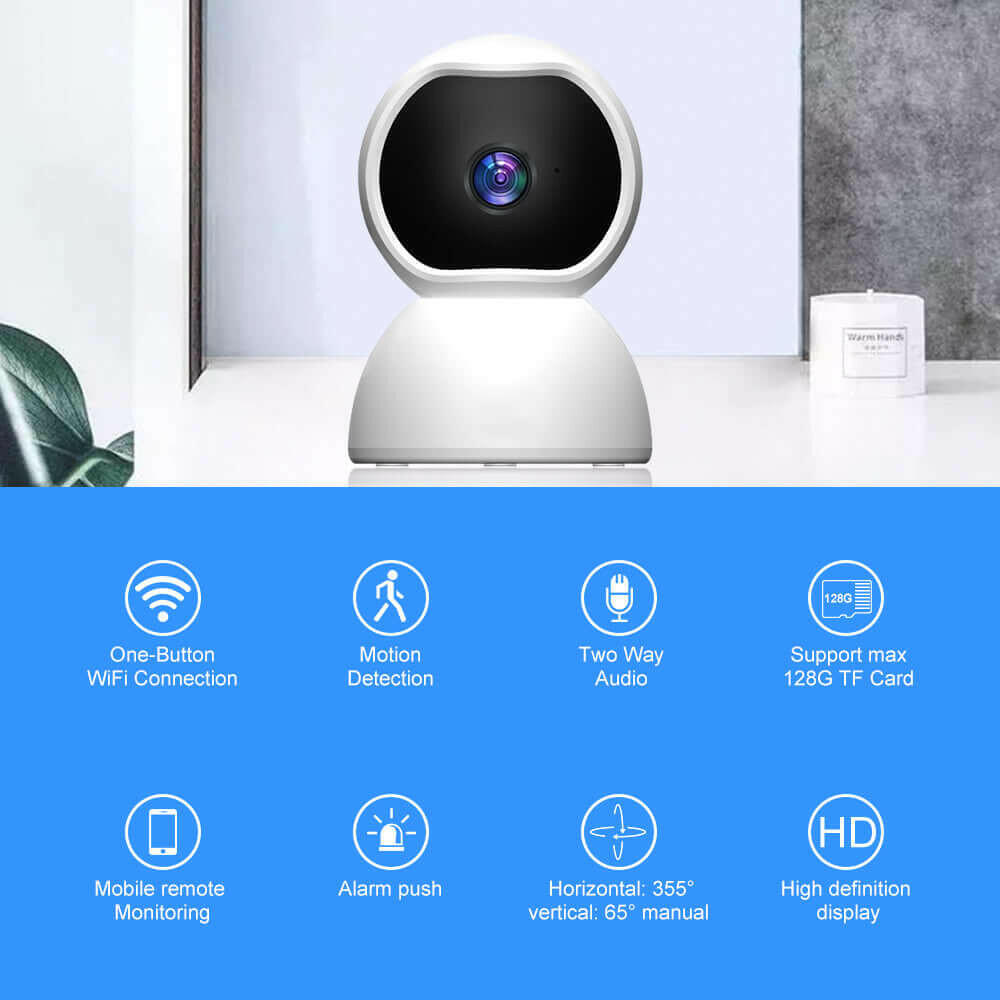 1080P Home Security Indoor Wireless IP Camera.