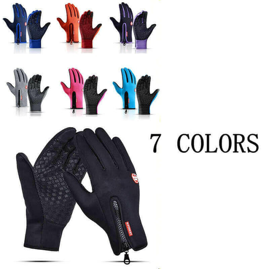 Thermal Gloves Winter Cycling Gloves With Wrist Support Touch Screen.