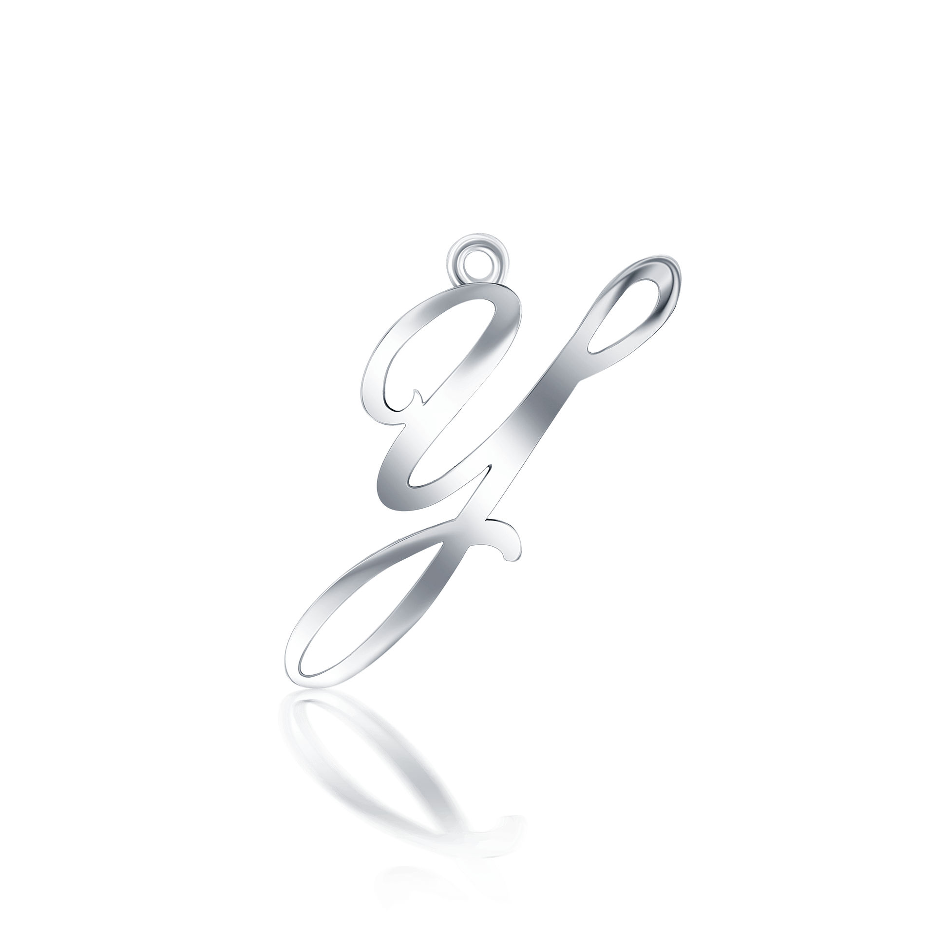 Elegant Letter “Y” Charm.