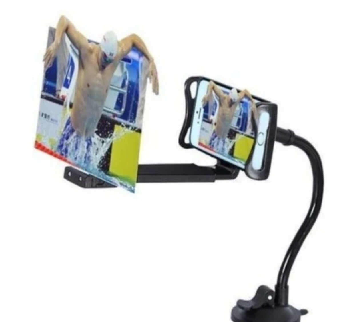 12" Mobile Phone HD Projection 3D Magnifier with Stand.