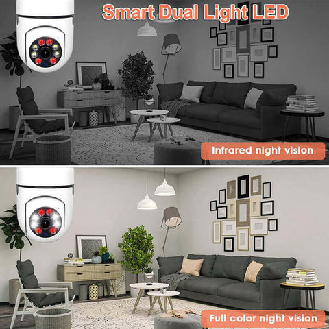 Mini WIRELESS WIFI LIGHT BULB CAMERA SECURITY CAMERA.