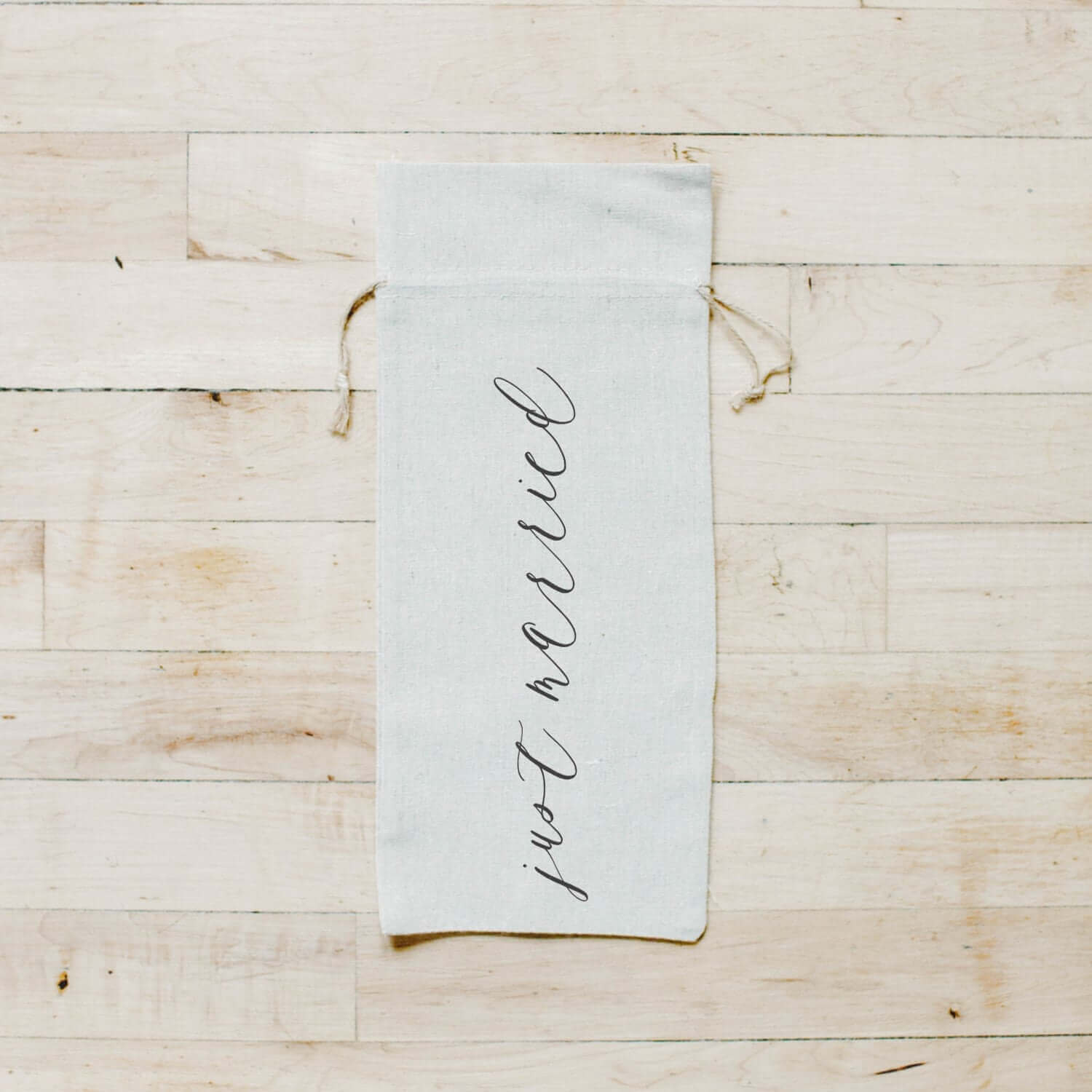 Just Married Wine Bag