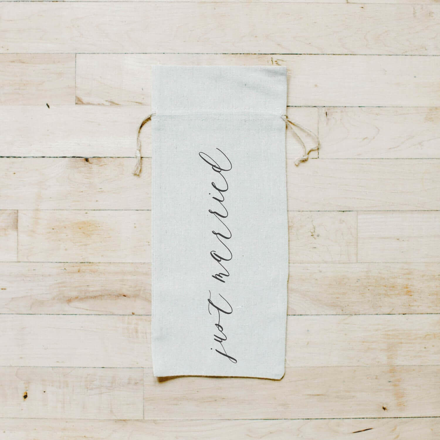 Just Married Wine Bag.