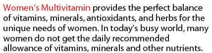 Pure Multi-Vitamins Womens.