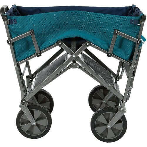 Mac Sports Heavy Duty Steel Double Decker Collapsible Yard Cart Wagon.