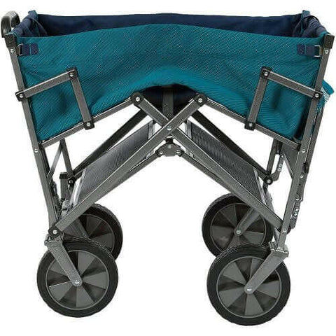 Mac Sports Heavy Duty Steel Double Decker Collapsible Yard Cart Wagon.