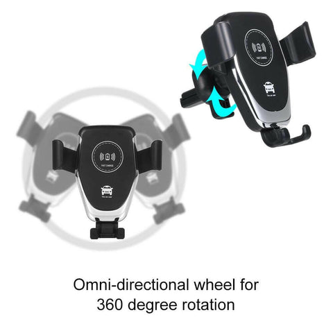 Ninja Dragon QI X Universal Wireless Charger with Car Mount Holder.