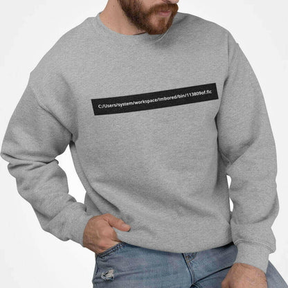 Mens Coding Logo Sweatshirt.