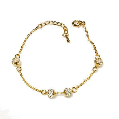 Madison 14K Gold Plated Chain Bracelet.