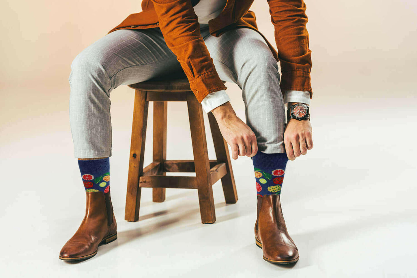 Sick Socks – Lemon / Lime – Casual Dress Socks.