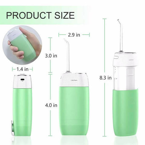 Water Flosser Portable Dental Oral Irrigator with 3 Modes Waterproof.