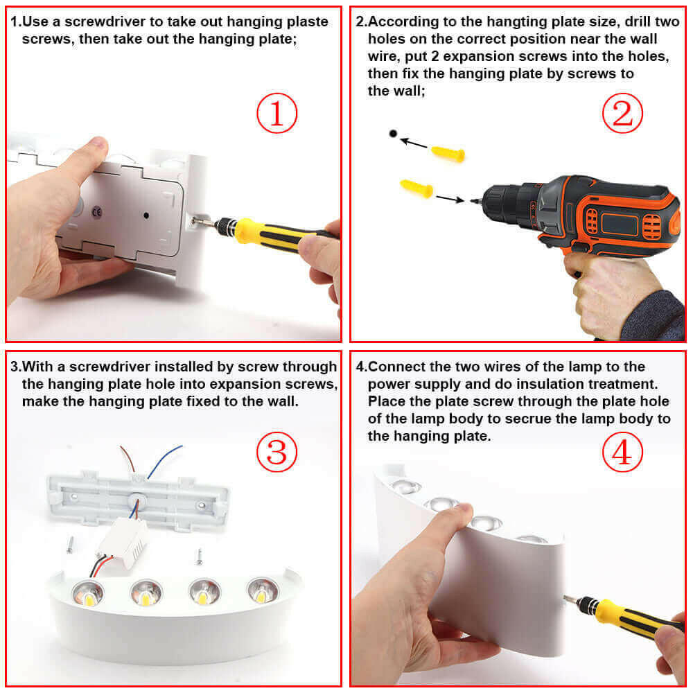 8W Wall Lamp for Home Warm White.