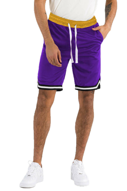 Mens Striped Basketball Active Jordan Shorts.