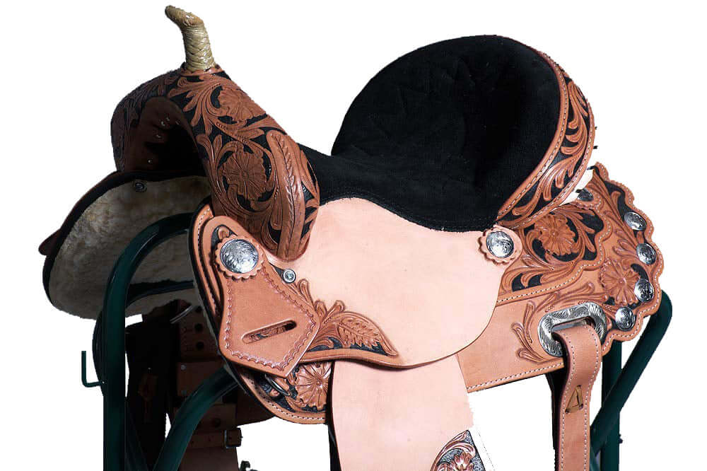Premium Leather Western Kids Horse Saddle Size 10" to 13"