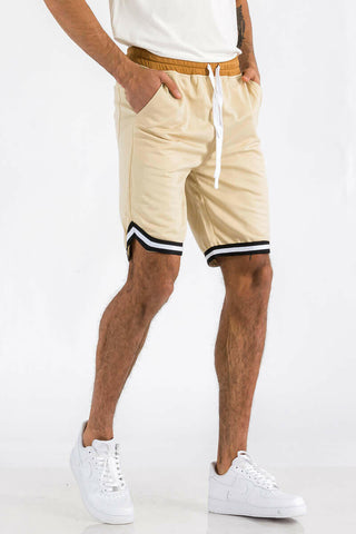 Mens Striped Basketball Active Jordan Shorts.