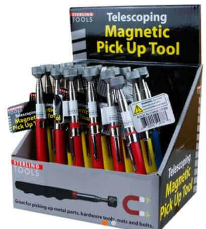 Sterling Tools Telescopic Magnet Pick-Up Tool Random Color Handle.