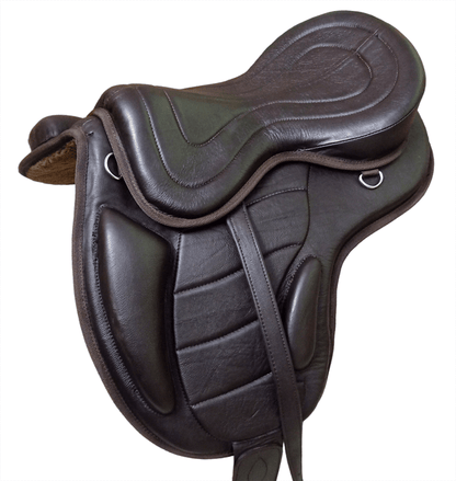 Brown Leather Softy Treeless Horse Saddle Size 13&quot; Inch