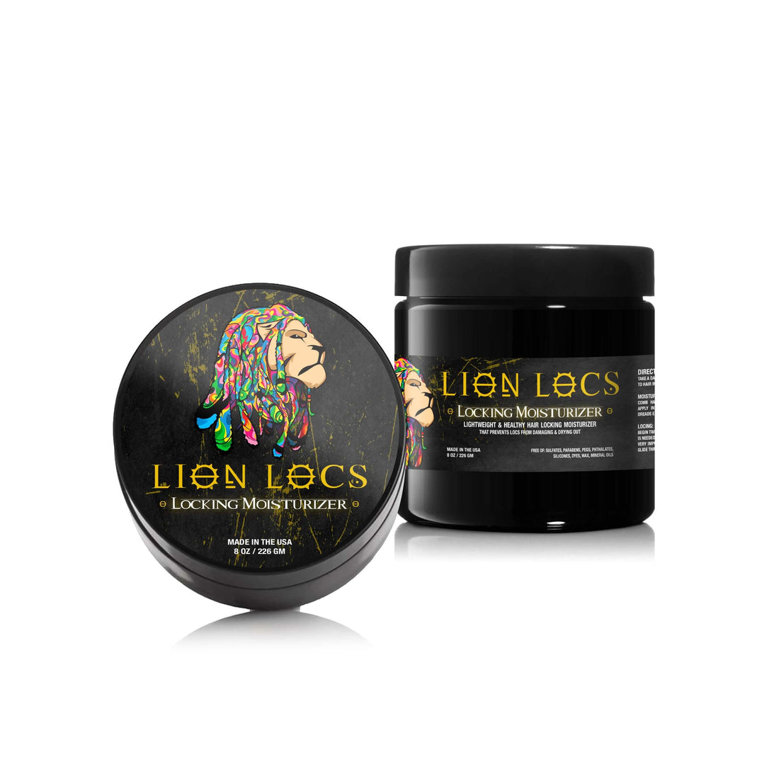 Lion Locs - Hair Locking Organic Retwist &amp; Moisturizer Gel