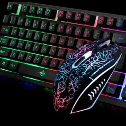 Ninja Dragons Z4 104 Keys LED Flame Gaming Keyboard with 2000 DPI.