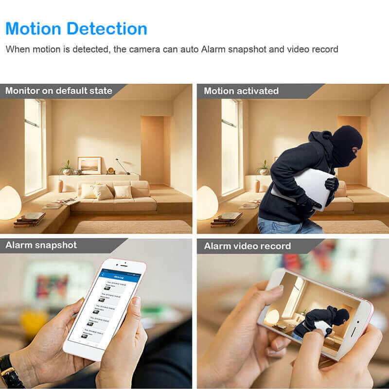 1080P HD Wifi USB Camera with Night Vision Motion Detection.