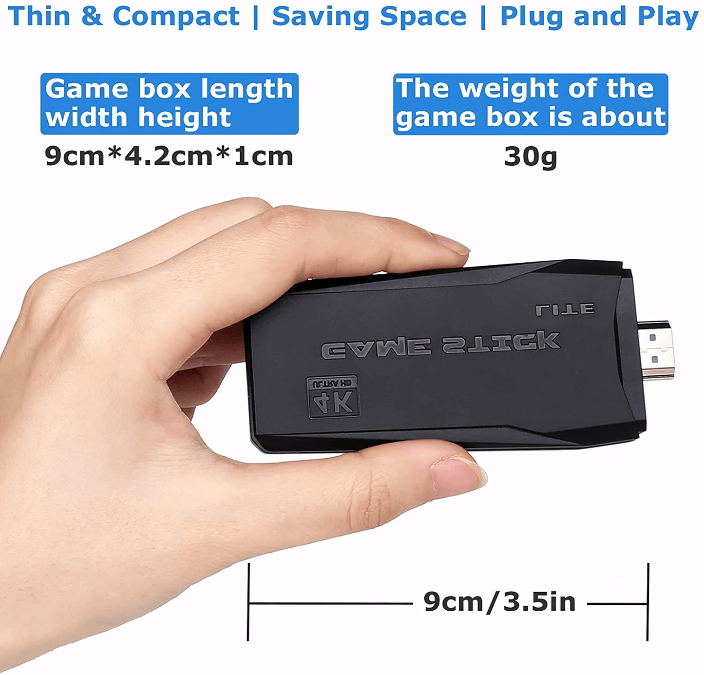 HD 2.4G Double Wireless Gamepad Video Game Console 10000 Games Stick.