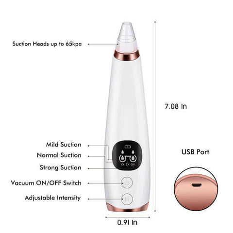 Facial microcry stalline blackhead skin beauty instrument.