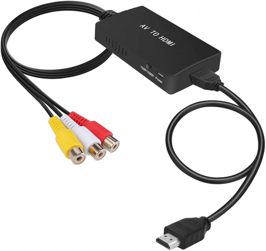 RCA to HDMI Converter Support 1080P PAL/NTSC.