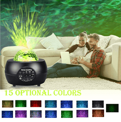 LED Night Light Starry Sky Projector with Bluetooth Wireless Speaker.