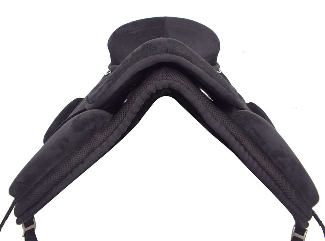 Treeless Freemax Synthetic Horse Saddle &amp; Girth Size 13" to 18" Inch