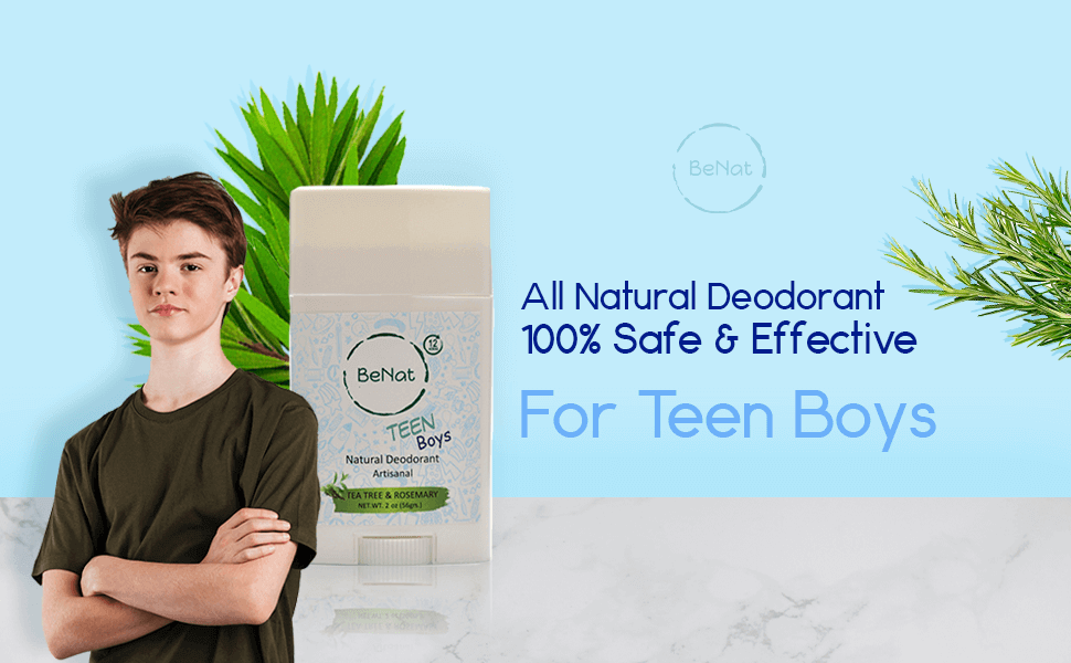 All-Natural Deodorants for Kids & Teens.