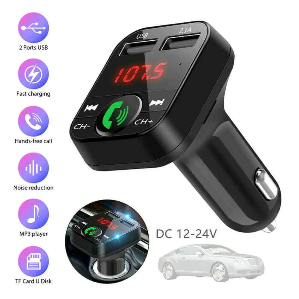 All Purpose Dual USB Car Adaptor Fast Charger.